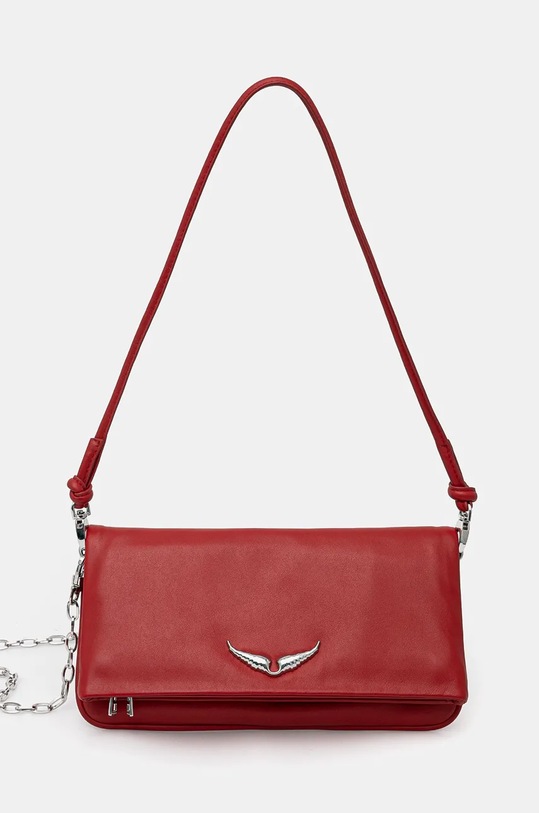 Кожаная сумочка ZADIG&VOLTAIRE кожа красный LWBA02411