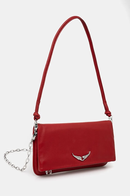 Кожена чанта ZADIG&VOLTAIRE LWBA02411 червен AW24
