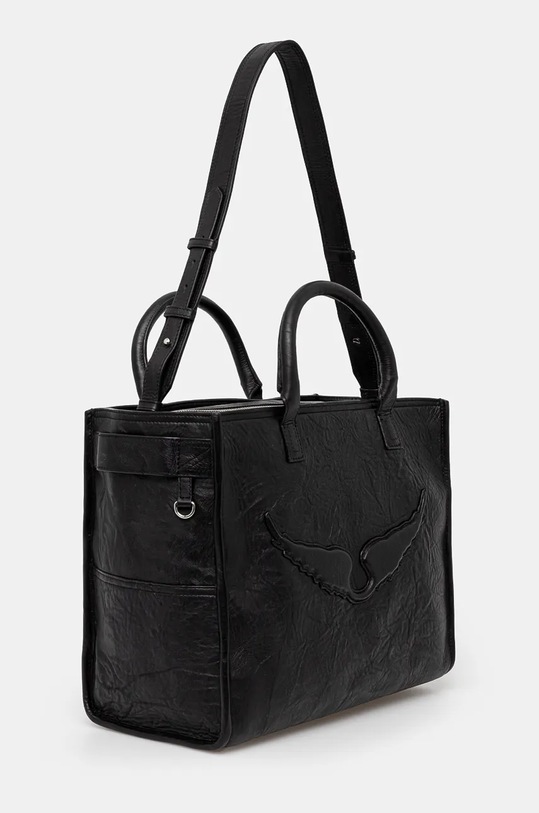 ZADIG&VOLTAIRE torebka skórzana LWBA02577 czarny AW24