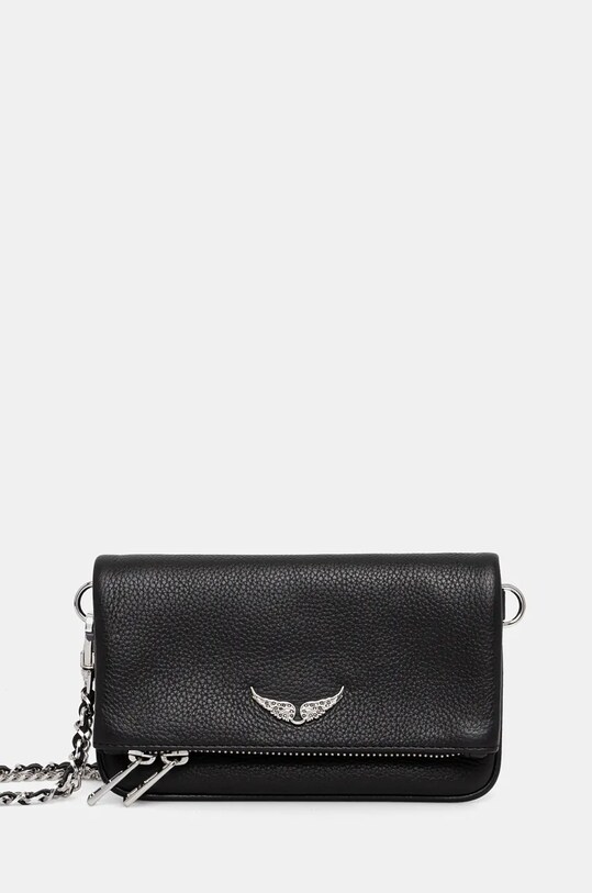 Кожаная сумка ZADIG&VOLTAIRE кожа чёрный LWBA00005