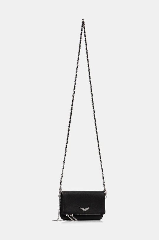 Кожаная сумка ZADIG&VOLTAIRE LWBA00005 чёрный AW24