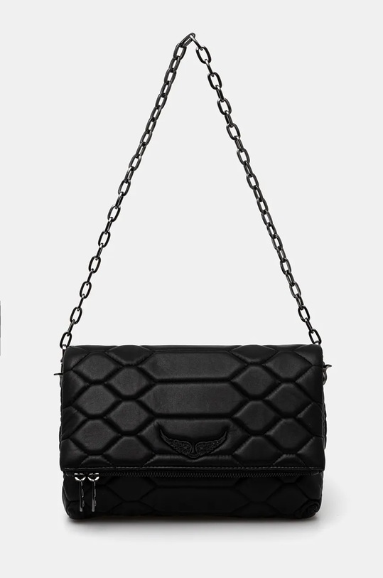 ZADIG&VOLTAIRE borsa a mano in pelle pelle fiore nero LWBA00055