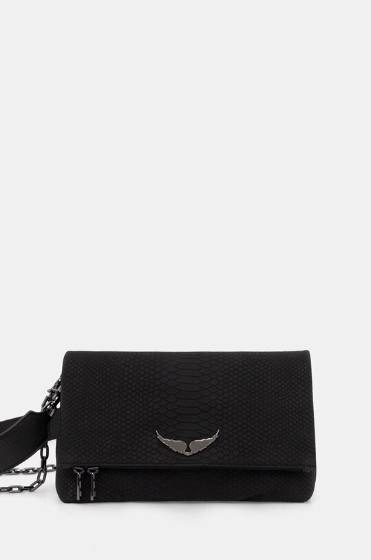 ZADIG&VOLTAIRE poseta de piele uni negru LWBA02269