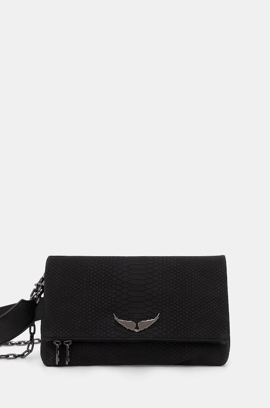 Kožna torba ZADIG&VOLTAIRE bez uzorka crna LWBA02269