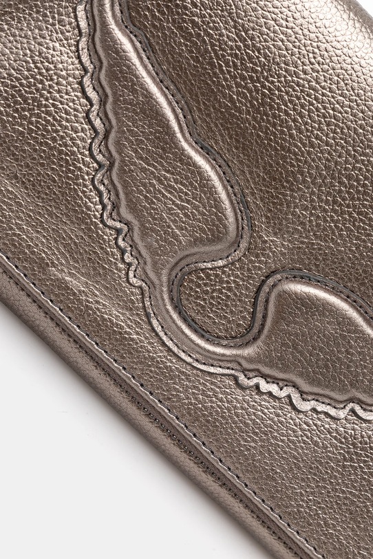 Δερμάτινη τσάντα ZADIG&VOLTAIRE LWBA02551 ασημί