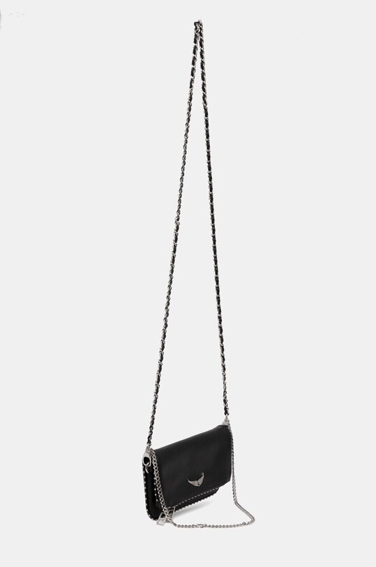 Δερμάτινη τσάντα ZADIG&VOLTAIRE LWBA00006 μαύρο AW24