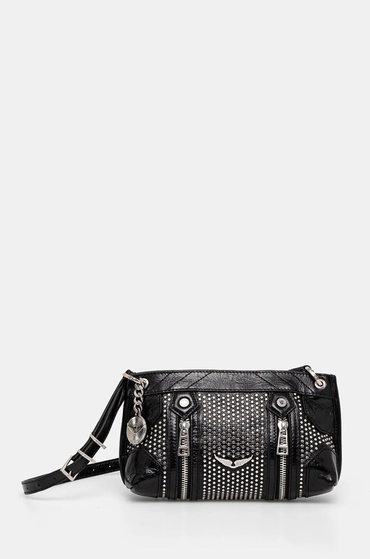 ZADIG&VOLTAIRE torebka skórzana skóra licowa czarny LWBA02527