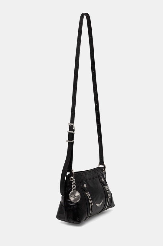Шкіряна сумочка ZADIG&VOLTAIRE LWBA02579 чорний AW24
