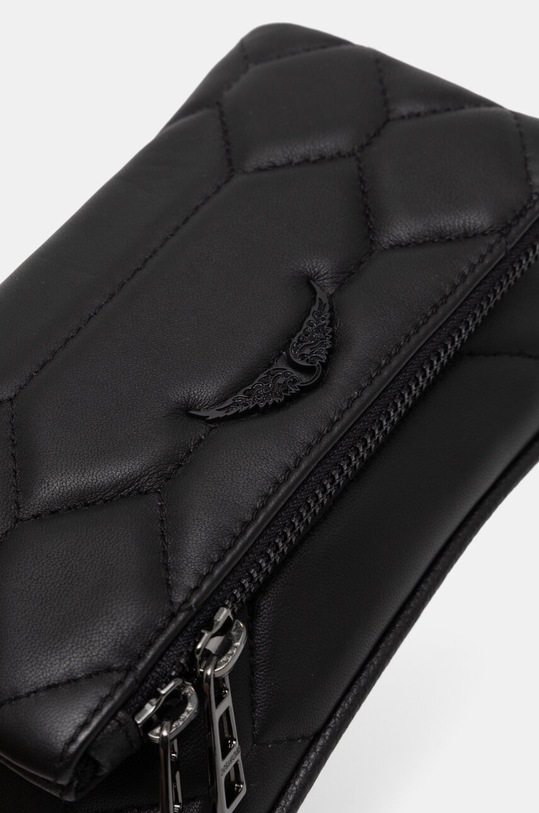 Αξεσουάρ Δερμάτινη τσάντα ώμου ZADIG&VOLTAIRE LWBA00052 μαύρο