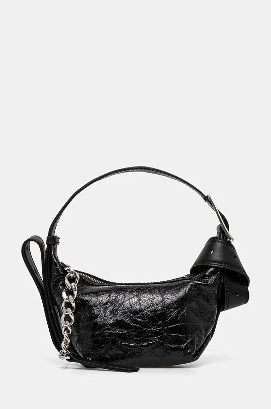 Шкіряна сумочка ZADIG&VOLTAIRE не вміщує А4 чорний LWBA02548