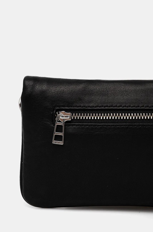 Kožená listová kabelka ZADIG&VOLTAIRE čierna LWBA02466