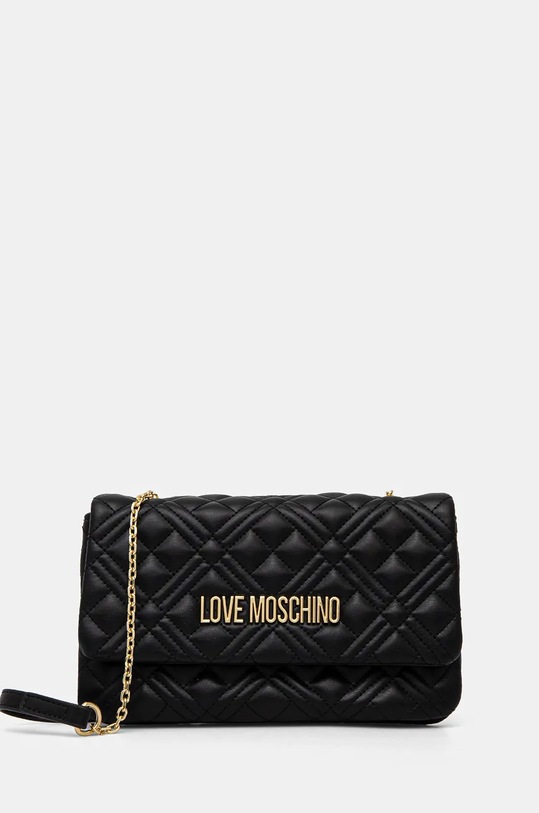 Torba Love Moschino bez uzorka crna JC4097PP0L