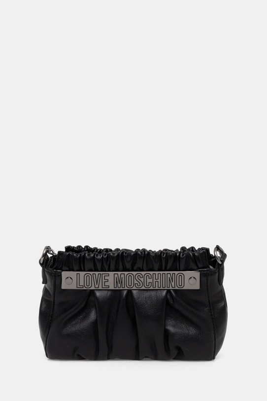 Torba Love Moschino bez uzorka crna JC4289PP0L