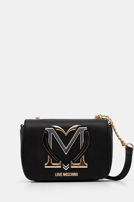 Torba Love Moschino natpis crna JC4332PP0L