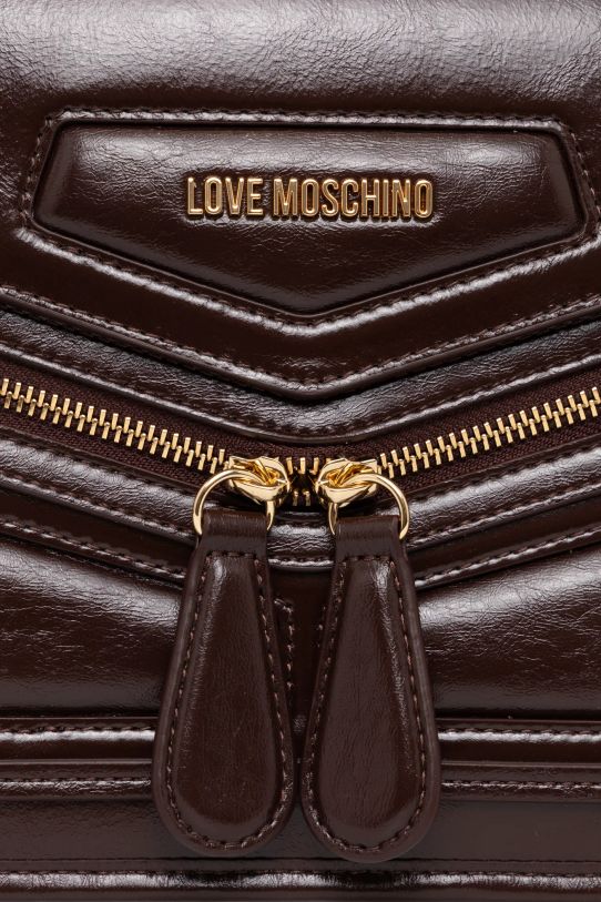 Аксесуари Шкіряна сумочка Love Moschino JC4355PP0L коричневий