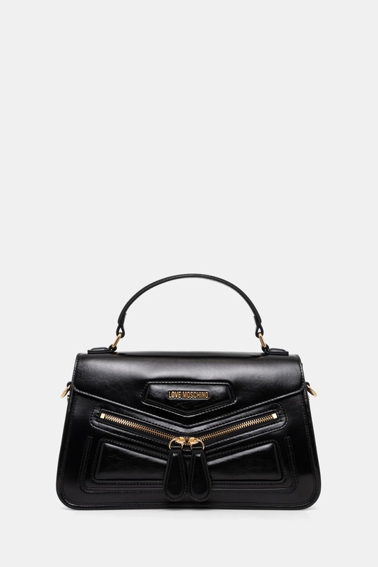 Love Moschino borsa a mano in pelle semplice nero JC4355PP0L