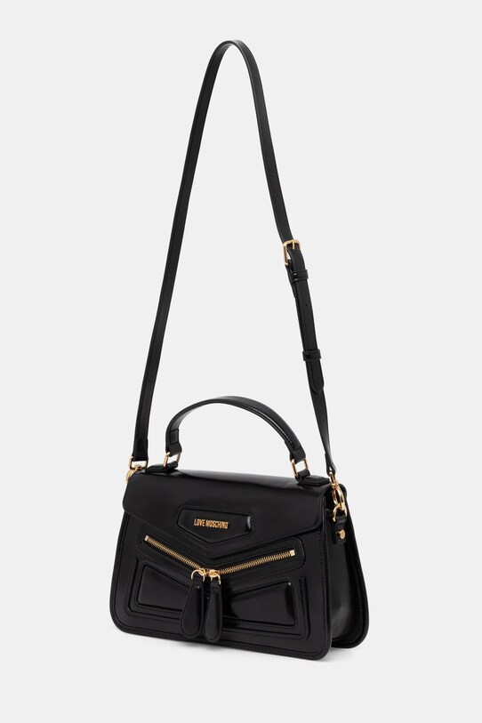 Love Moschino borsa a mano in pelle JC4355PP0L nero AW24