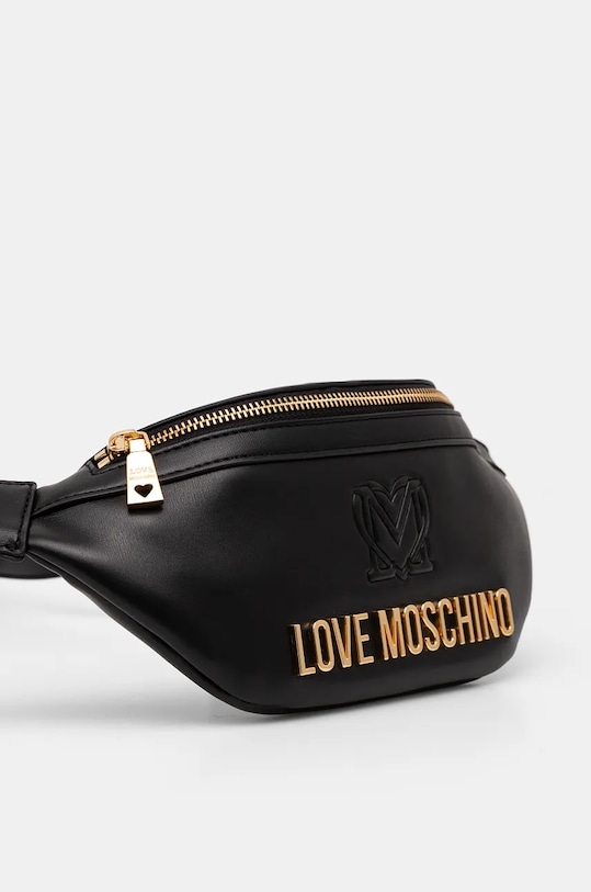 Kožna torba oko struka Love Moschino JC4363PP0L crna AW24