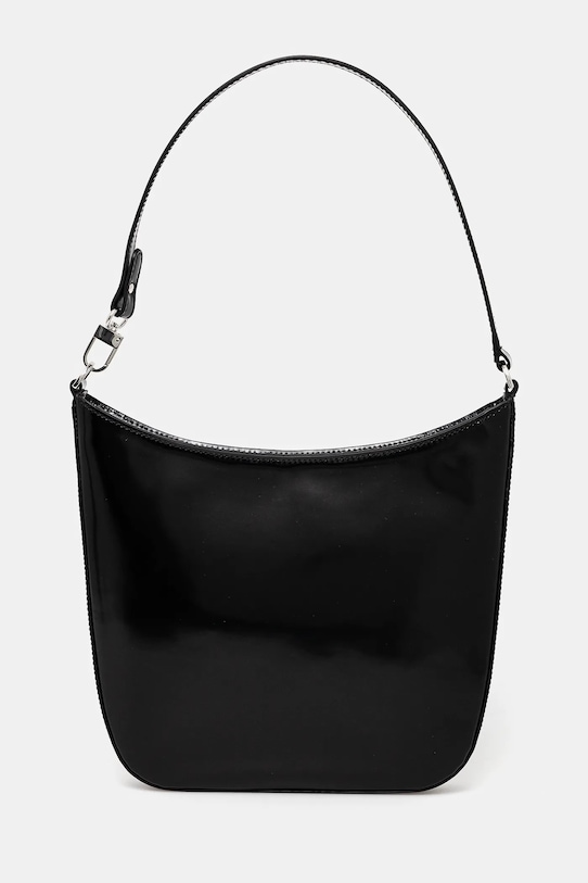 Kožená kabelka By Far Suli usňová koža čierna MWBSB053CL017BK001PL