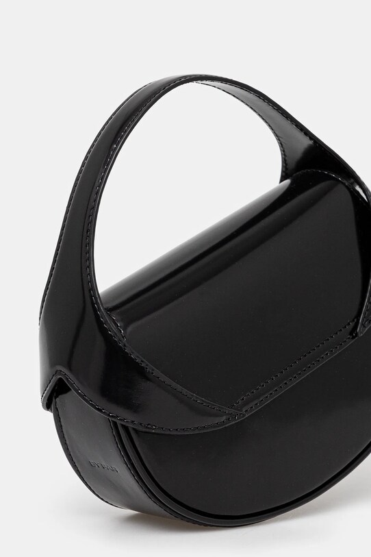 Akcesoria By Far torebka skórzana Hari MWBTH008CL017BK001PL czarny