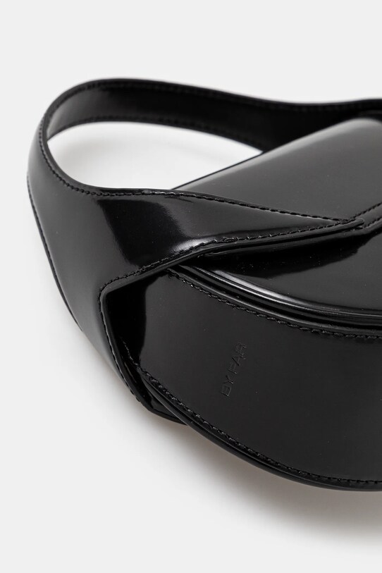 By Far torebka skórzana Hari czarny MWBTH008CL017BK001PL