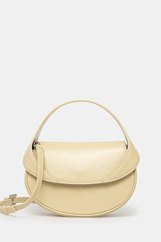 By Far poseta de piele Hari uni bej MWBTH008LL002BG032PL