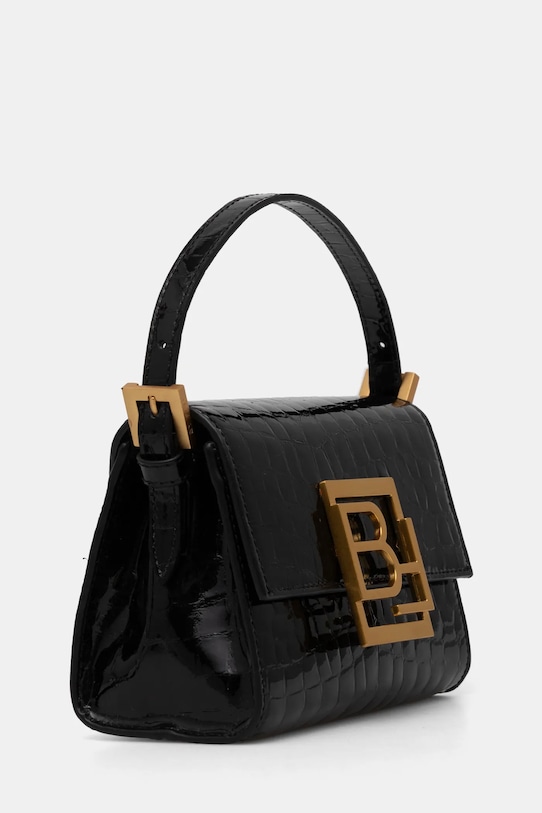 By Far torebka skórzana Fran MWBTH001CL033BK001PL czarny AW24