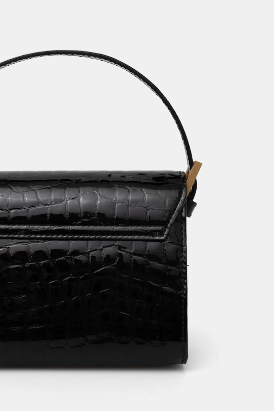 By Far torebka skórzana Fran czarny MWBTH001CL033BK001PL