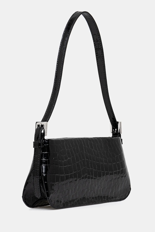 By Far torebka skórzana Dulce MWBSB009CL033BK001PL czarny AW24