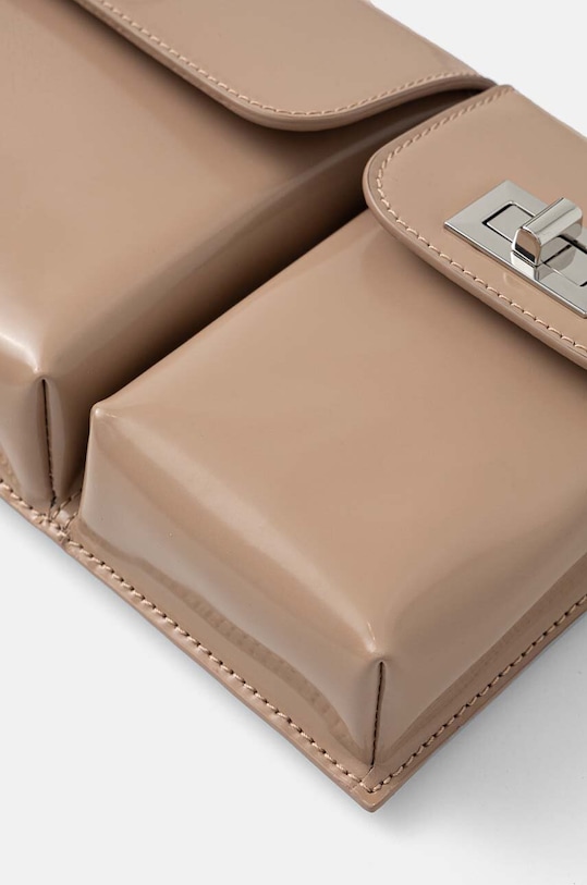 By Far torebka skórzana Billy beżowy 23PFBLYSTPWMED