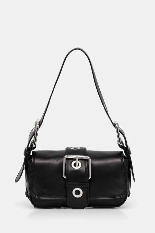 Кожена чанта By Far Eloise MWBSB015CL013BK001PL черен AW24