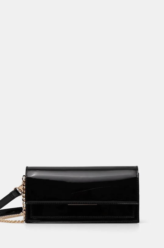 Kabelka Aldo CARRENTAR_SE imitácia lakovanej kože čierna CARRENTARSE.001