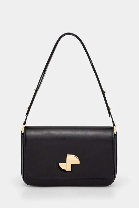Patou poseta de piele uni negru BA0175000