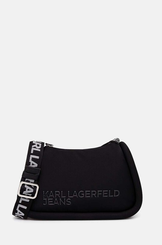 Kabelka Karl Lagerfeld Jeans jednofarebný čierna 246J3018