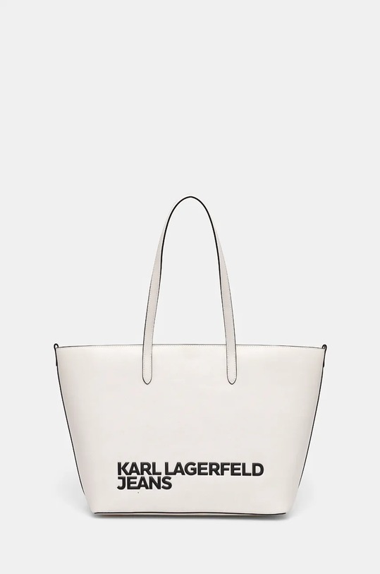 Karl Lagerfeld Jeans poseta incape in A4 alb 246J3057