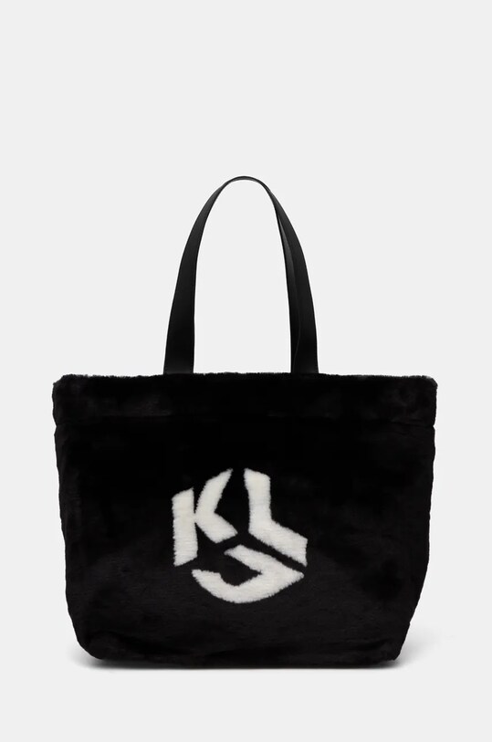 Karl Lagerfeld Jeans poseta incape in A4 negru 246J3082