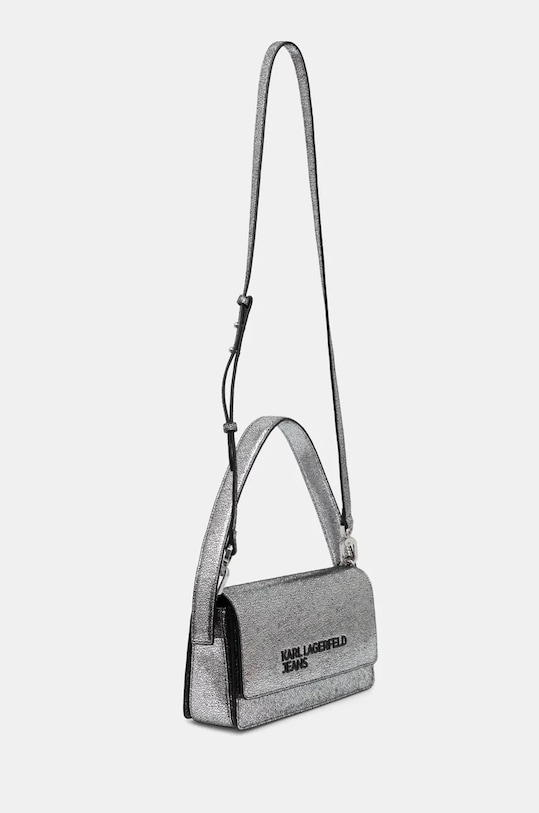 Kabelka Karl Lagerfeld Jeans 246J3098 stříbrná AW24