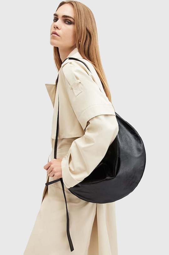 AllSaints poseta de piele HALF MOON W020XZ
