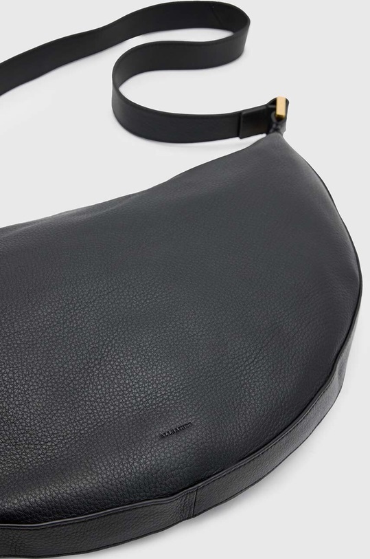 AllSaints torebka skórzana HALF MOON W052XB