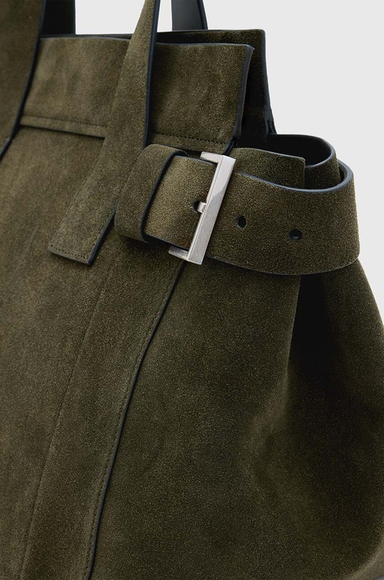 Torbica iz semiša AllSaints PEREZ W070XB zelena