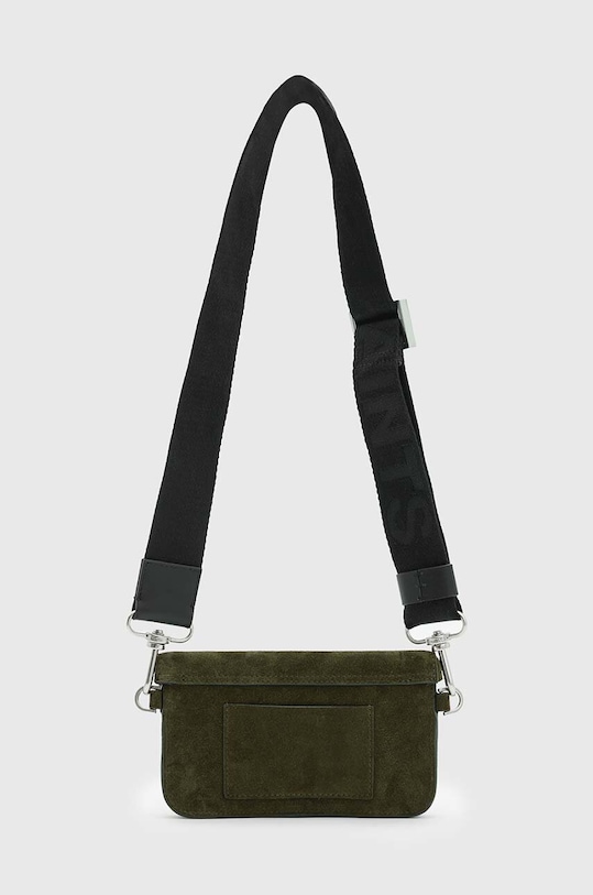 Semišová kabelka AllSaints ZOE W235XB černá AW24