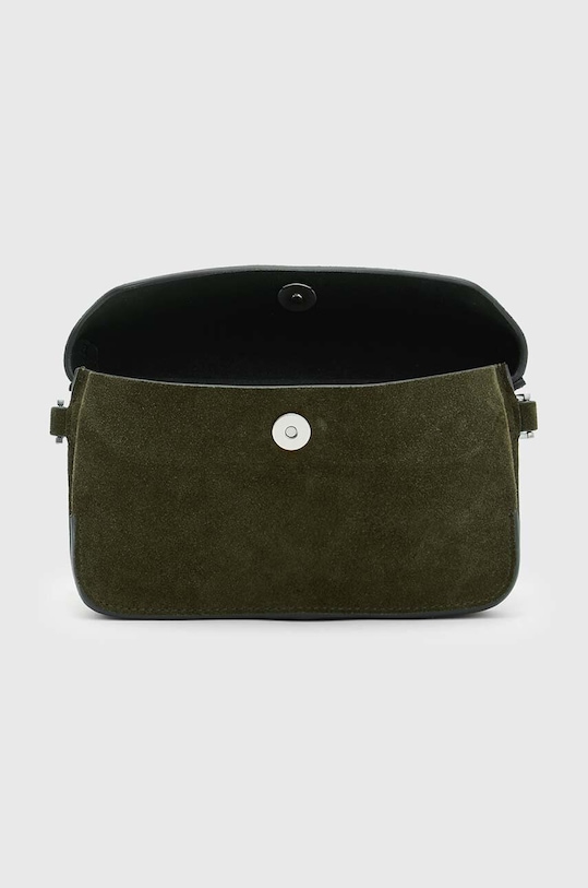 Semišová kabelka AllSaints ZOE černá W235XB