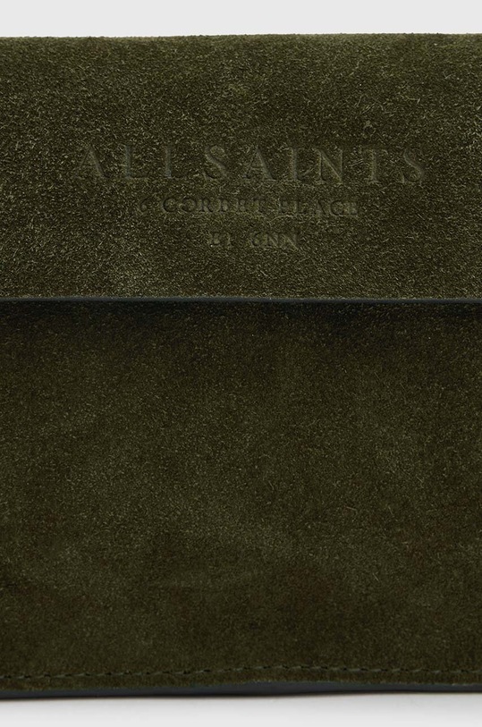 Semišová kabelka AllSaints ZOE W235XB černá