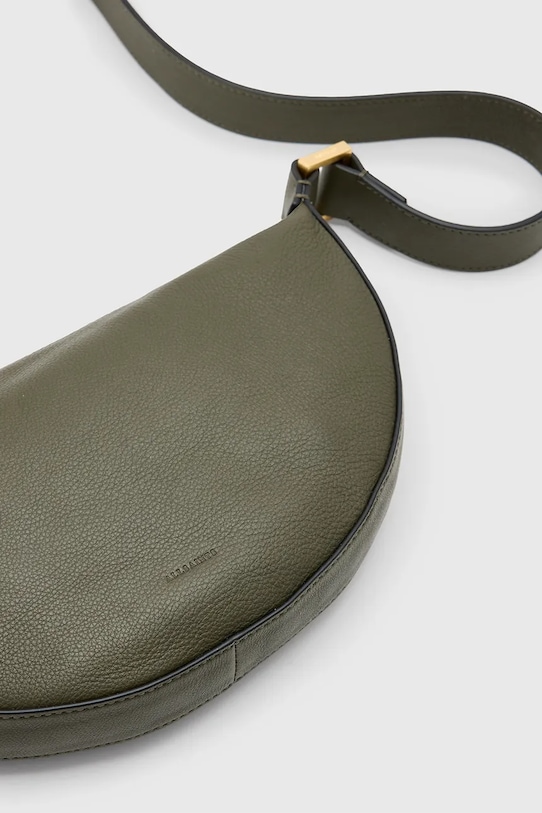 Kožená kabelka AllSaints HALF MOON W301XB