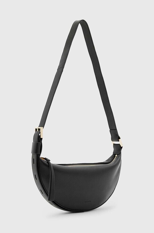 Аксесуари Шкіряна сумочка AllSaints HALF MOON W301XB чорний