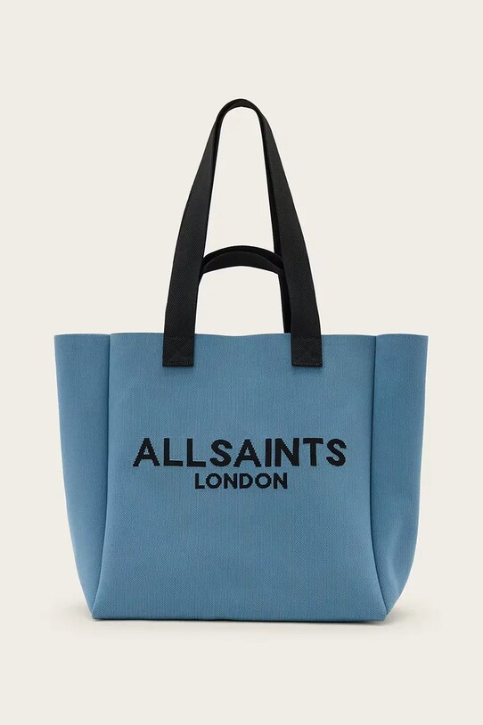 AllSaints torebka IZZY mieści A4 niebieski W311XB