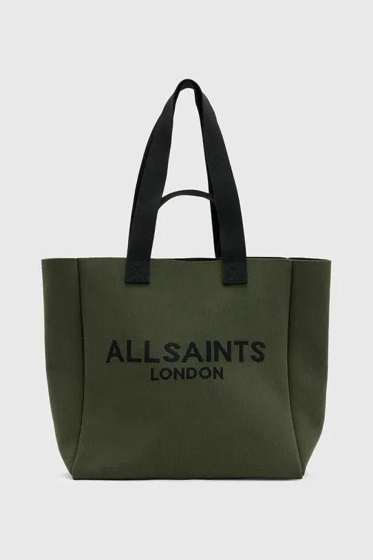 AllSaints torebka IZZY mieści A4 zielony W311XB