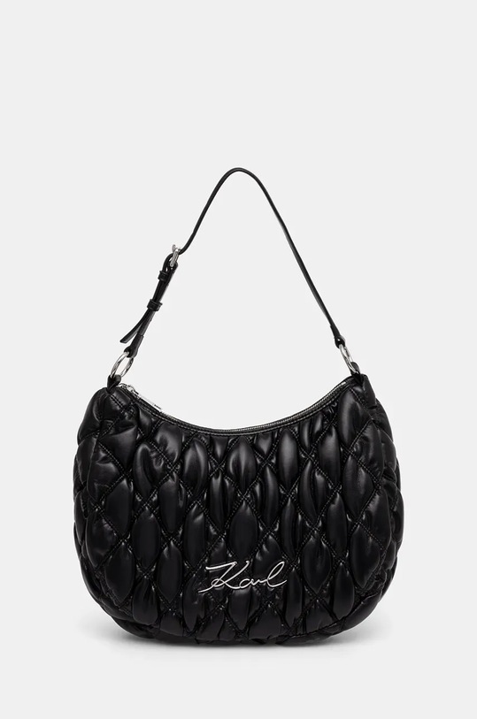 Kabelka Karl Lagerfeld nášivka čierna 246W3007
