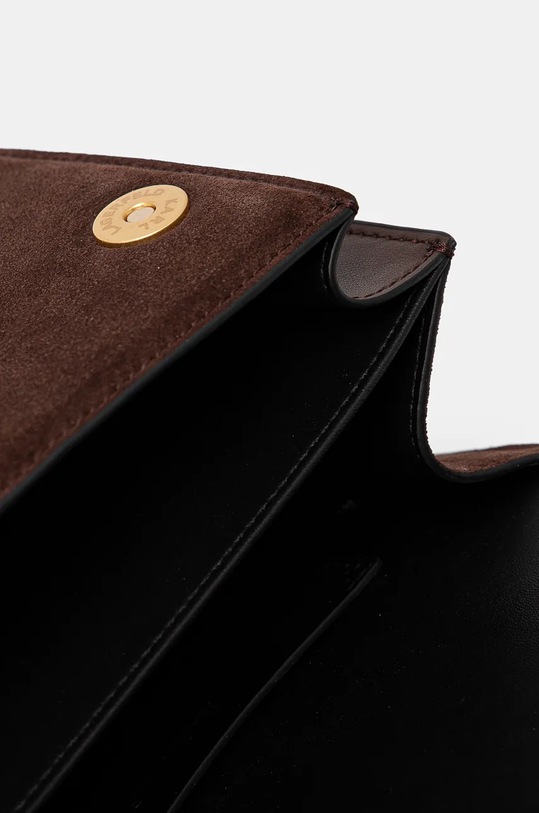 Шкіряна сумочка Karl Lagerfeld 246W3040 коричневий