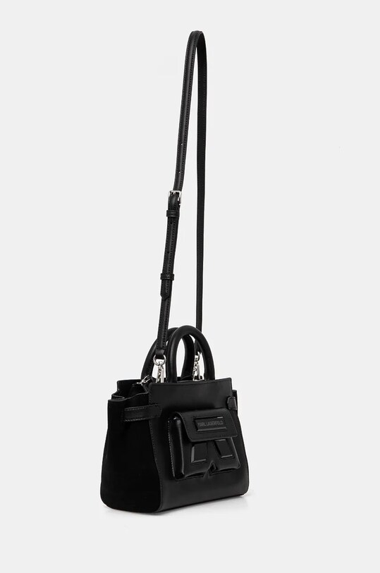 Accessori Karl Lagerfeld borsa a mano in pelle 246W3055 nero